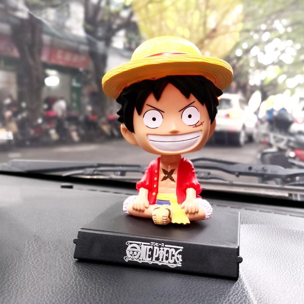One Piece Monkey D. Luffy Sitting Car Dashboard Figure