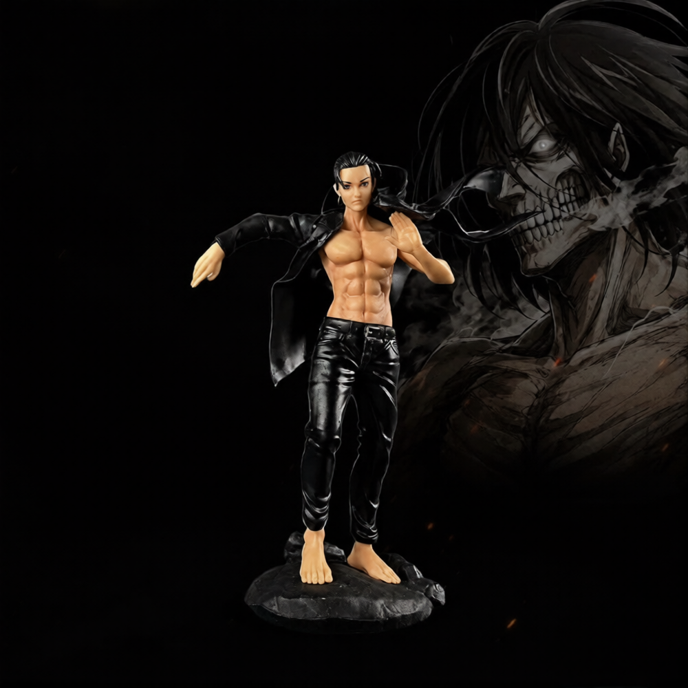 Attack on Titan Eren Yeager Jacket Scene Figure