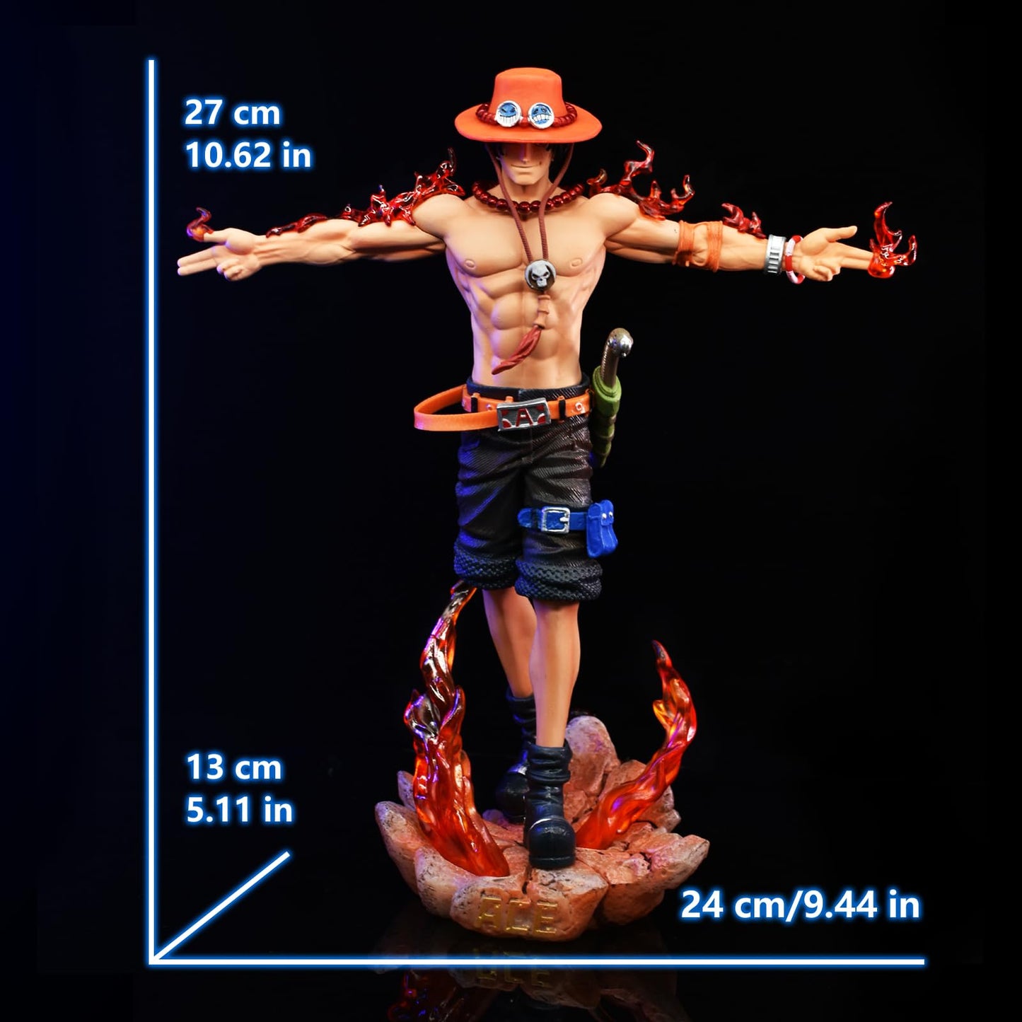 One Piece Portgas D. Ace Fire Fist Battle Figure