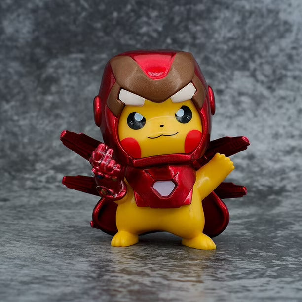 Pokémon Iron Man Pikachu Cosplay Figure