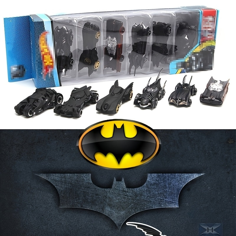 Hot Wheels Batman Batmobile Mini Model Cars 6-Pack Set