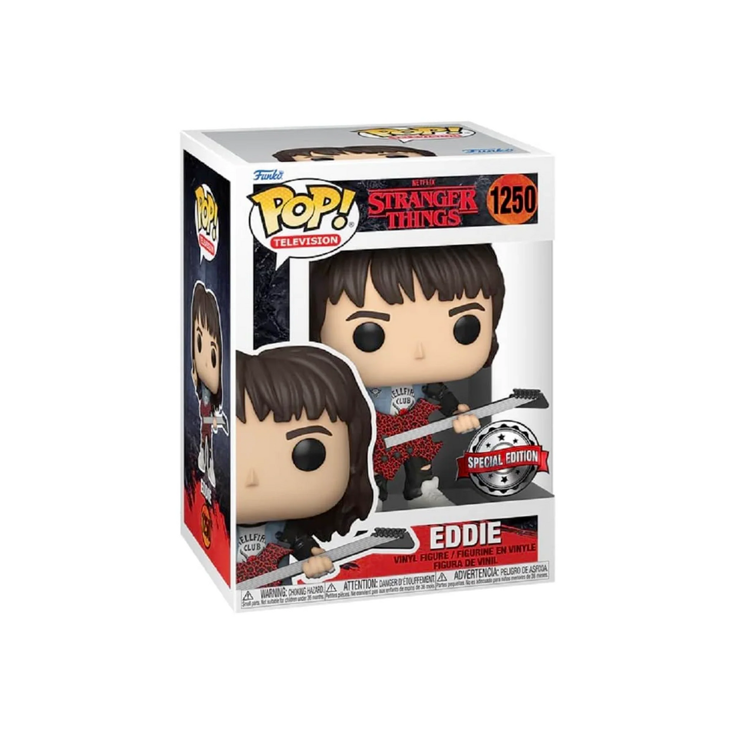 Stranger Things Eddie Funko Pop Vinyl Figure