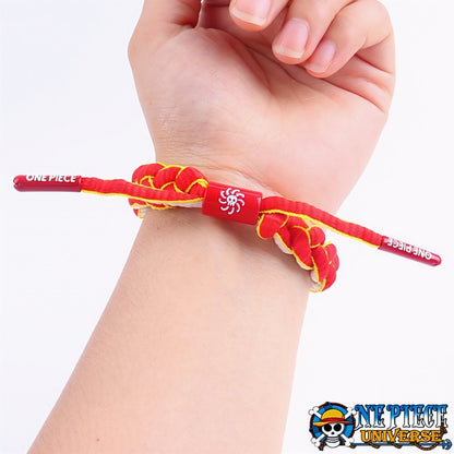 One Piece Heart Pirates & Red-Haired Shanks Braided Bracelet