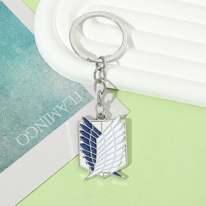Attack on Titan Scout Regiment Wings of Liberty Keychain