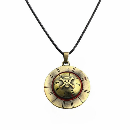 One Piece Luffy’s Straw Hat Medal Necklace