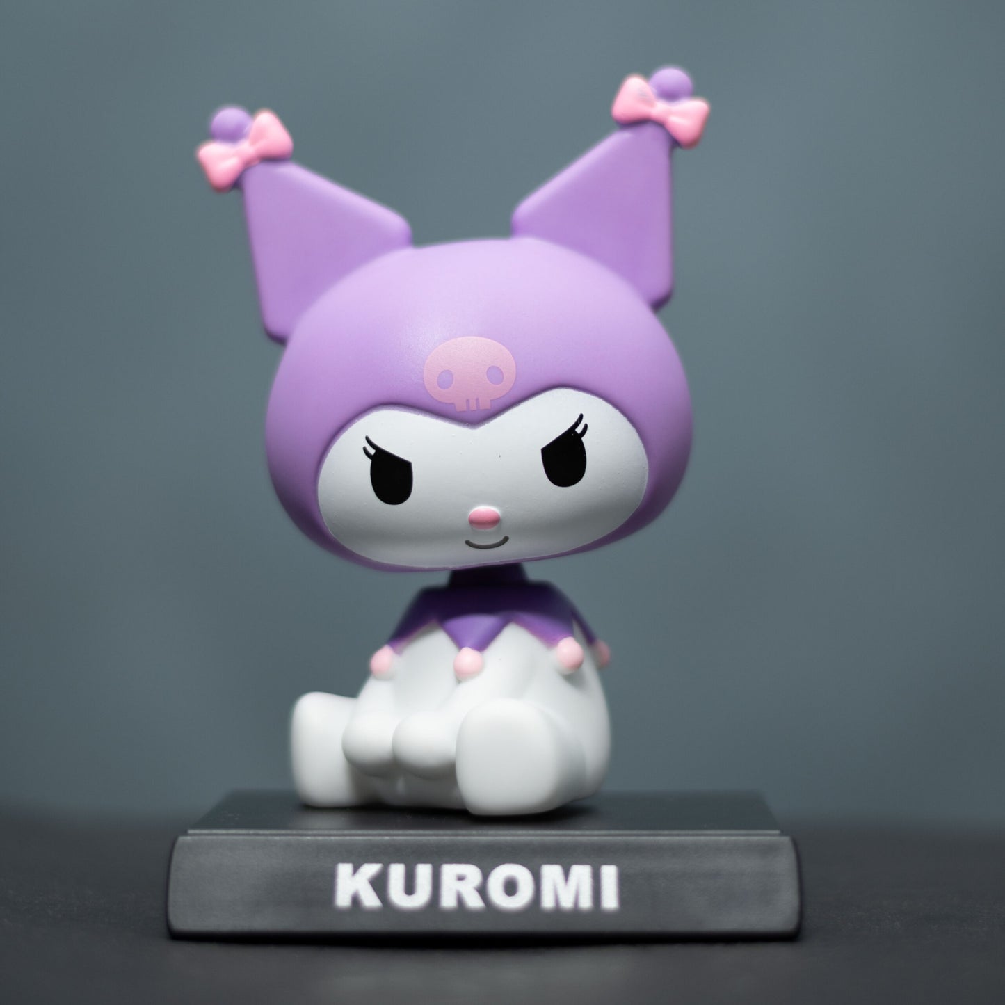 Sanrio Kuromi Pink Sitting Car Dashboard Figure