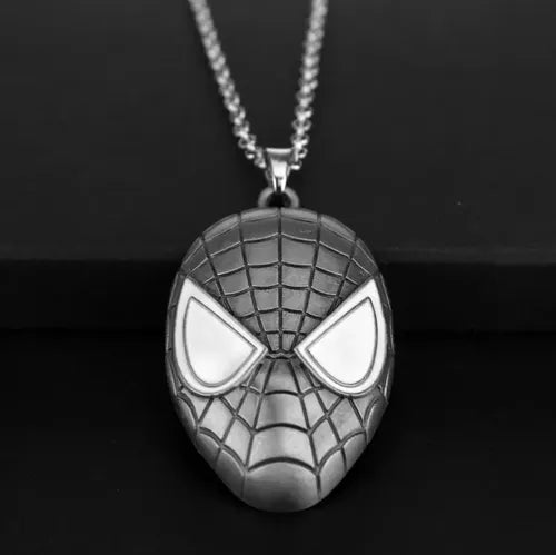 Spider-Man Mask Pendant Necklace