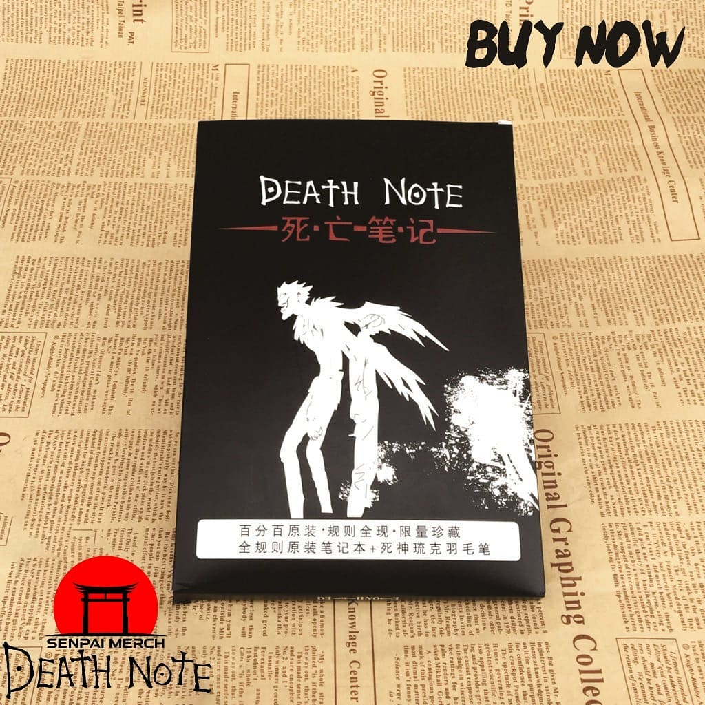 Death Note Notebook & Feather Pen Set