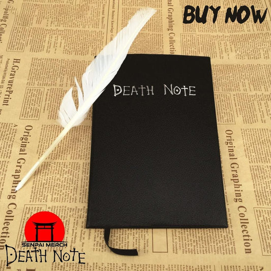Death Note Notebook & Feather Pen Set