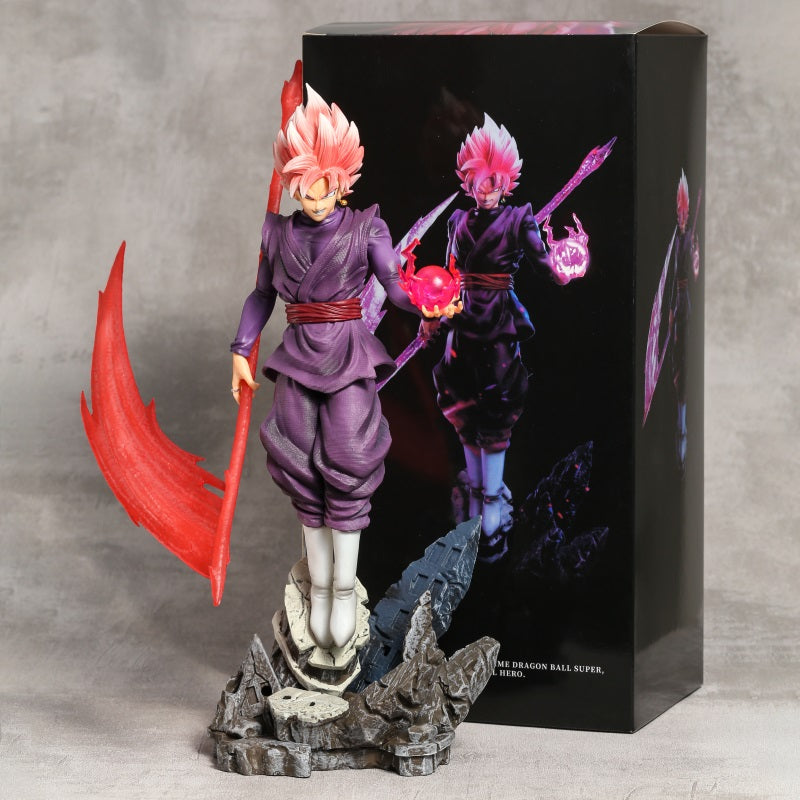 Dragon Ball Super Goku Black Super Saiyan Rosé Scythe Figure