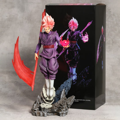 Dragon Ball Super Goku Black Super Saiyan Rosé Scythe Figure