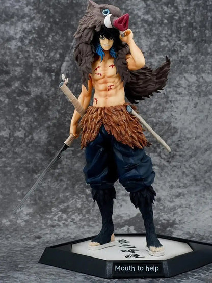 Demon Slayer Inosuke Hashibira Unmasked Figure