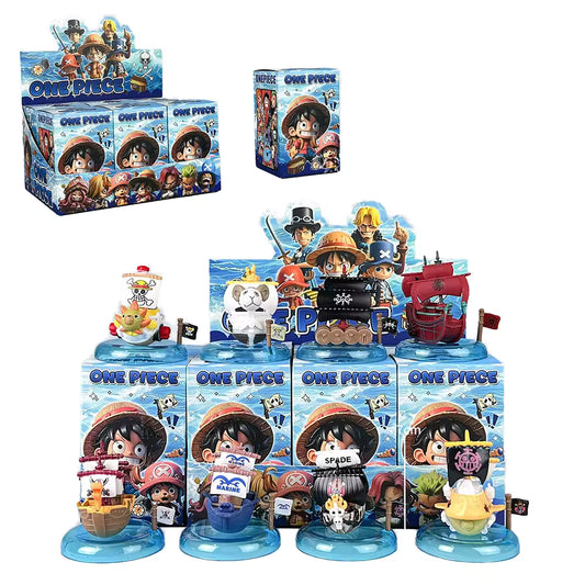 One Piece Pirate Ships Mini Figure Blind Box Set