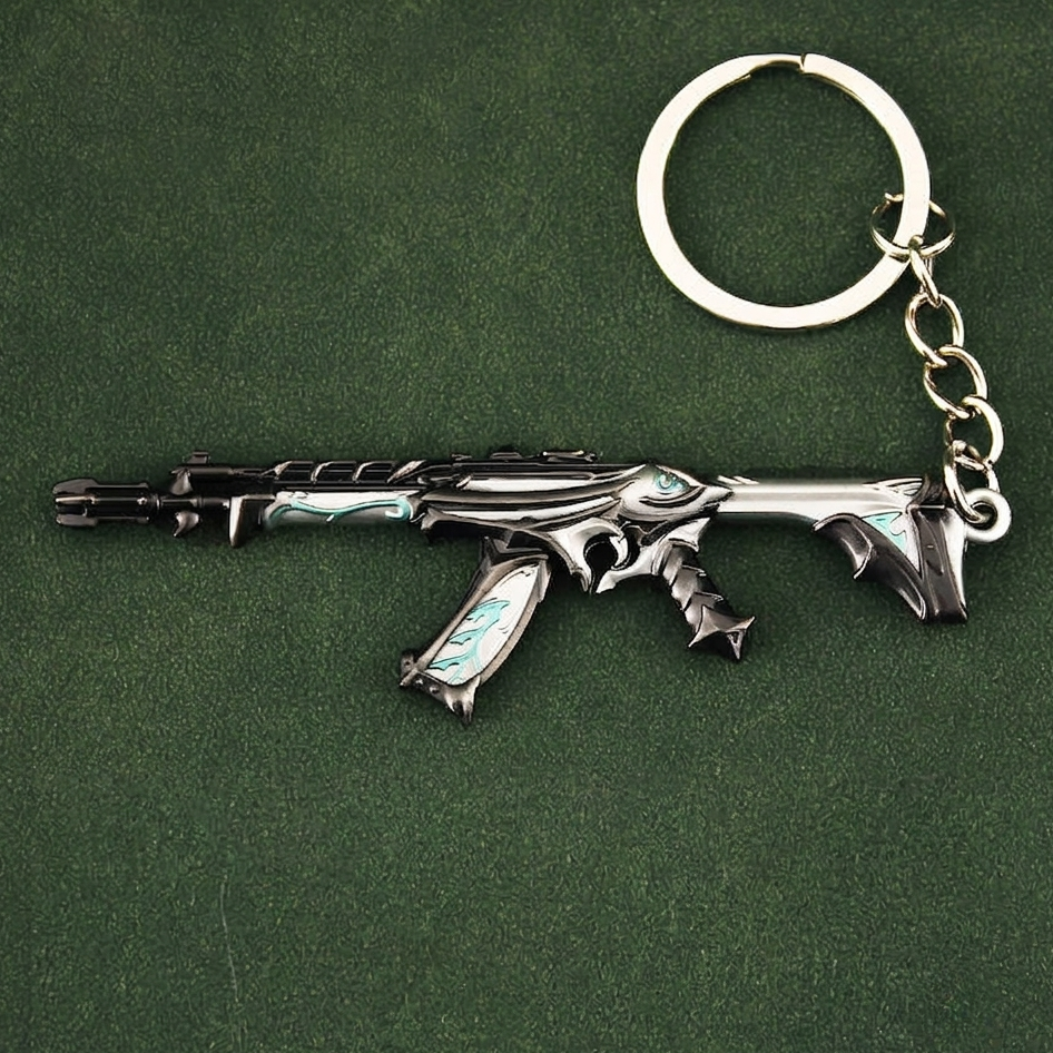 Valorant Reaver Vandal Miniature Weapon Keychain