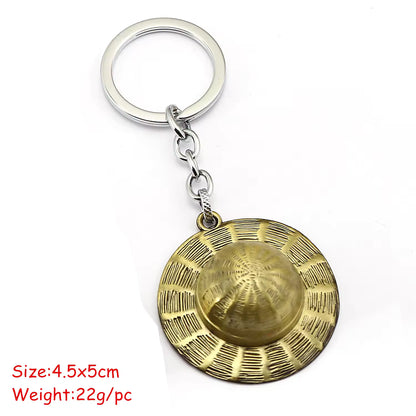One Piece Monkey D. Luffy Straw Hat Miniature Keychain