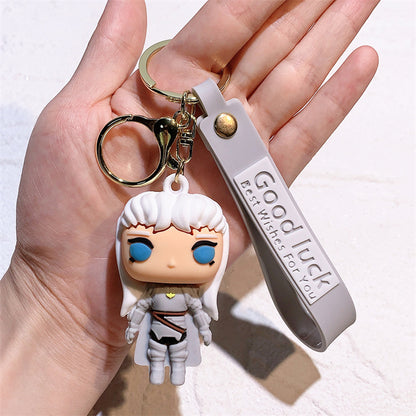 Berserk Guts & Griffith Chibi Keychain