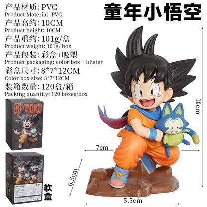 Dragon Ball Kid Goku with Puar Chibi Figure