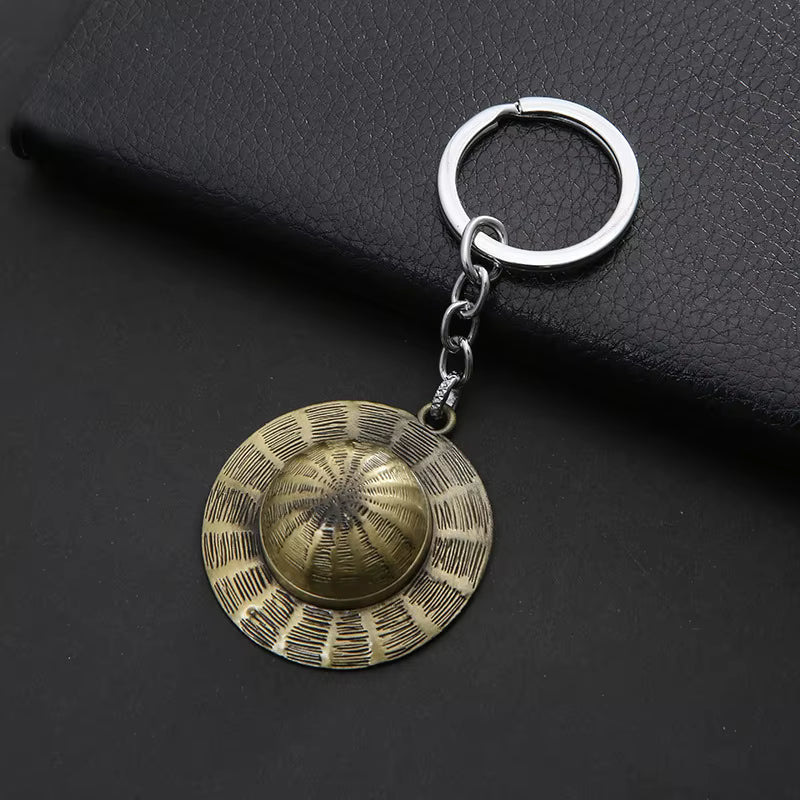One Piece Monkey D. Luffy Straw Hat Miniature Keychain