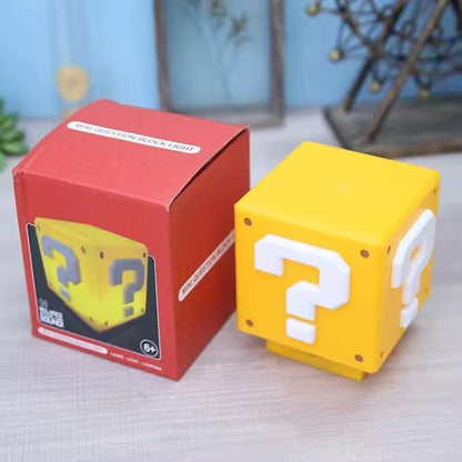 Super Mario Question Block Desk Light