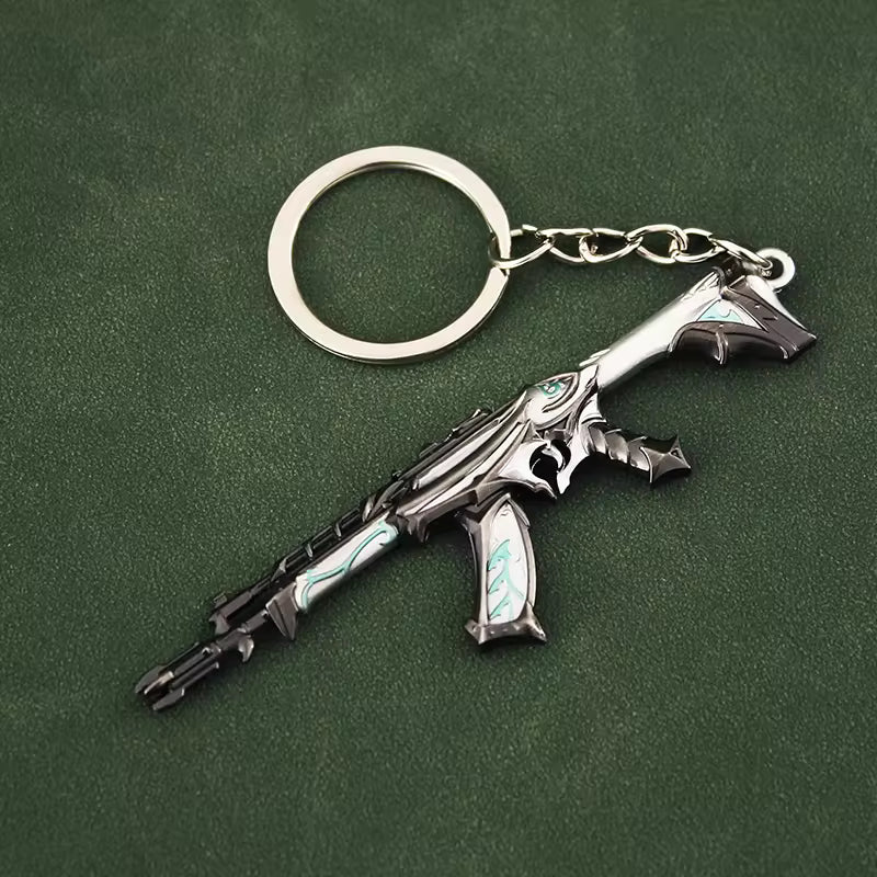 Valorant Reaver Vandal Miniature Weapon Keychain