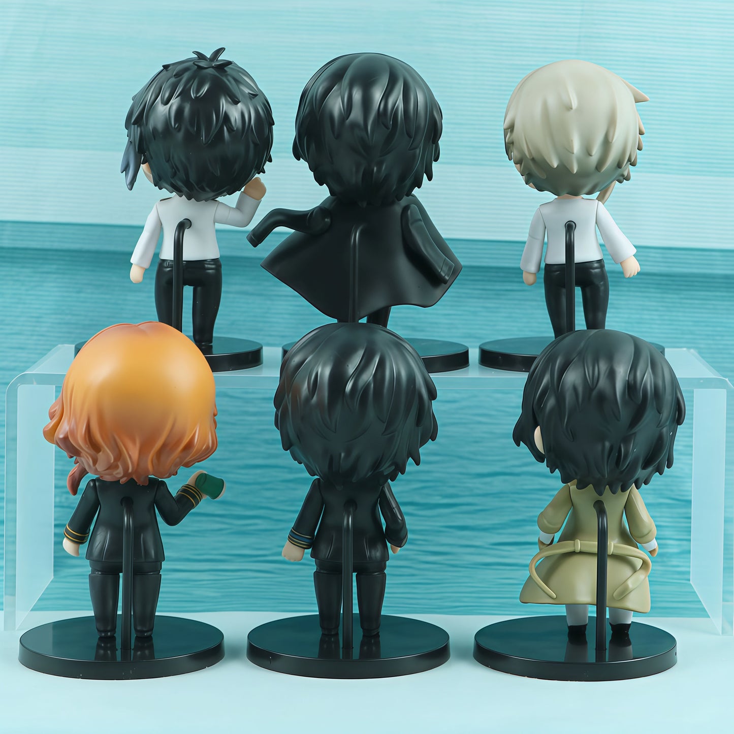 Bungo Stray Dogs 6Pcs Chibi Mini Figure Set