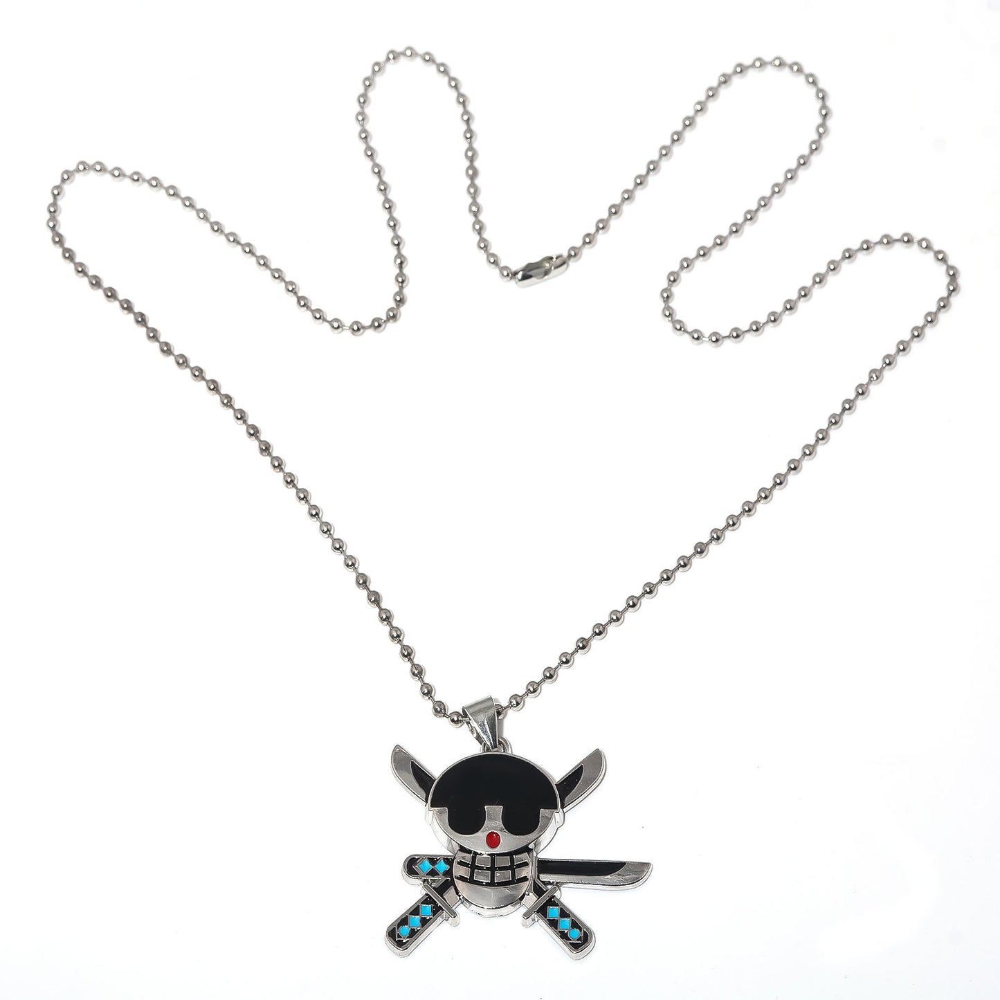 One Piece Roronoa Zoro Jolly Roger Necklace