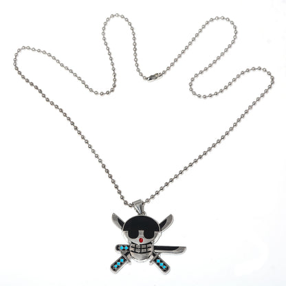 One Piece Roronoa Zoro Jolly Roger Necklace