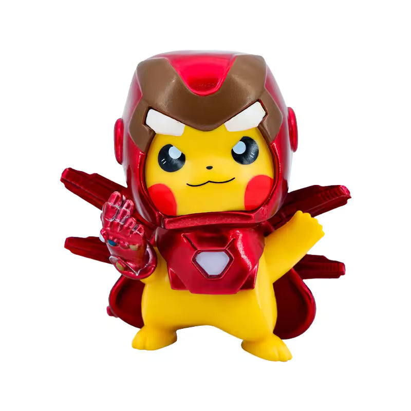 Pokémon Iron Man Pikachu Cosplay Figure