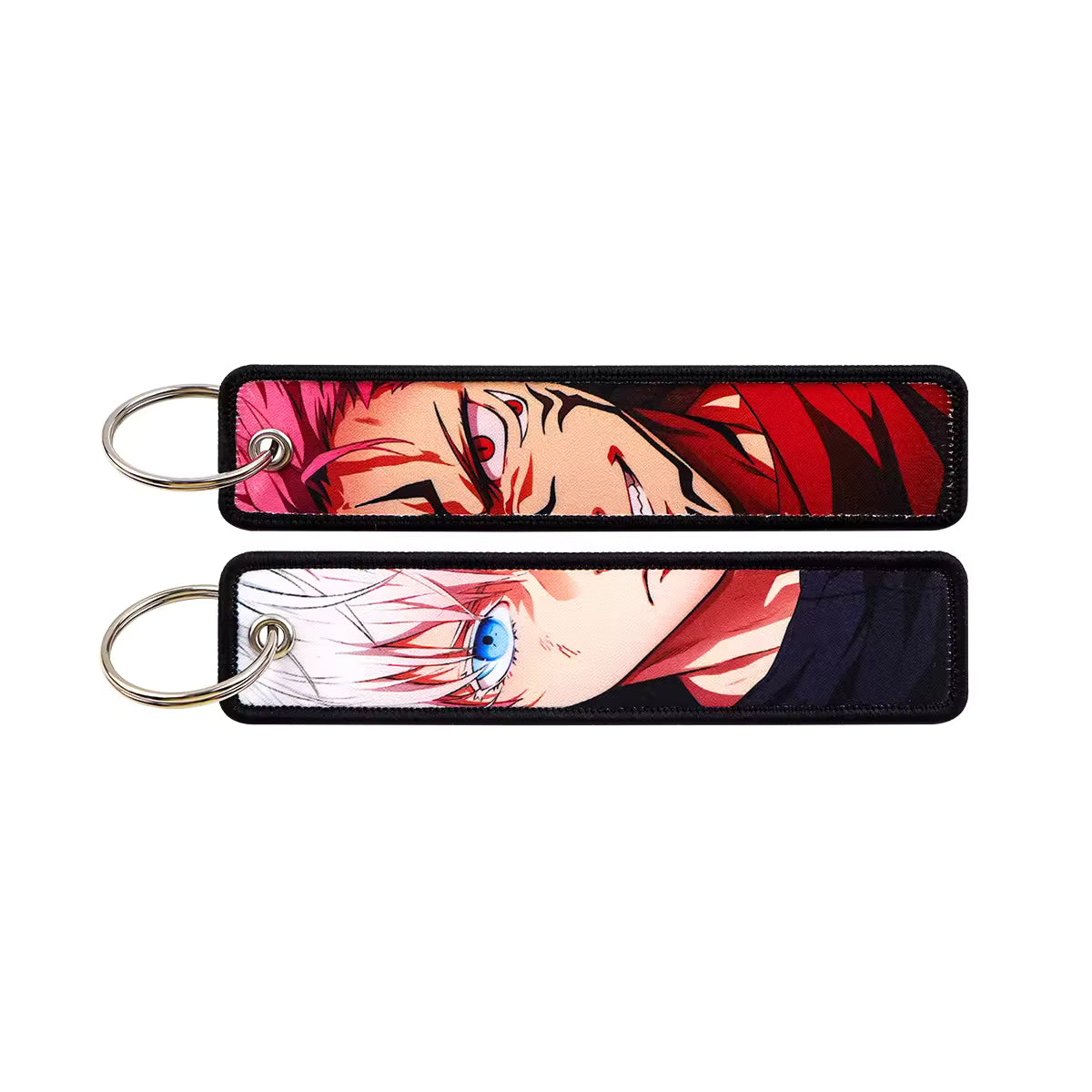Jujutsu Kaisen Gojo vs Sukuna Embroidered Keychain