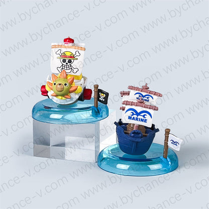 One Piece Pirate Ships Mini Figure Blind Box Set