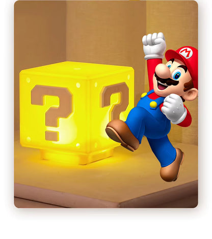 Super Mario Question Block Desk Light