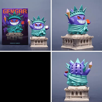 Pokémon Gengar Statue of Liberty Cosplay Figure