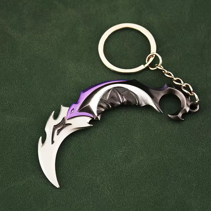 Valorant Reaver Karambit Miniature Melee Keychain