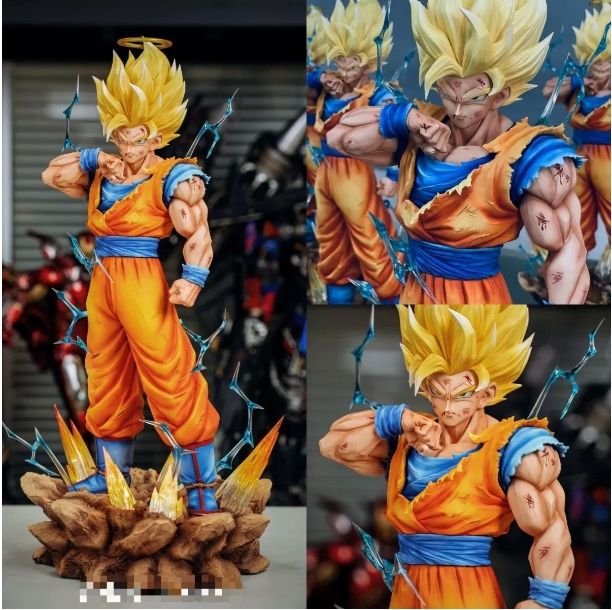 Dragon Ball Z Super Saiyan Goku Angel Halo Figure