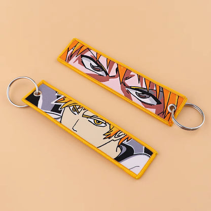 Bleach Ichigo Kurosaki Embroidered Keychain