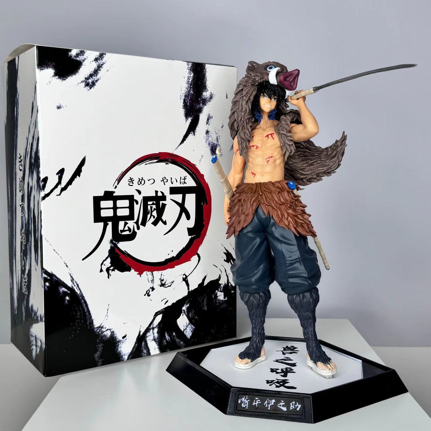 Demon Slayer Inosuke Hashibira Unmasked Figure