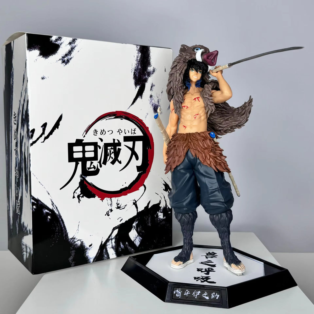 Demon Slayer Inosuke Hashibira Unmasked Figure