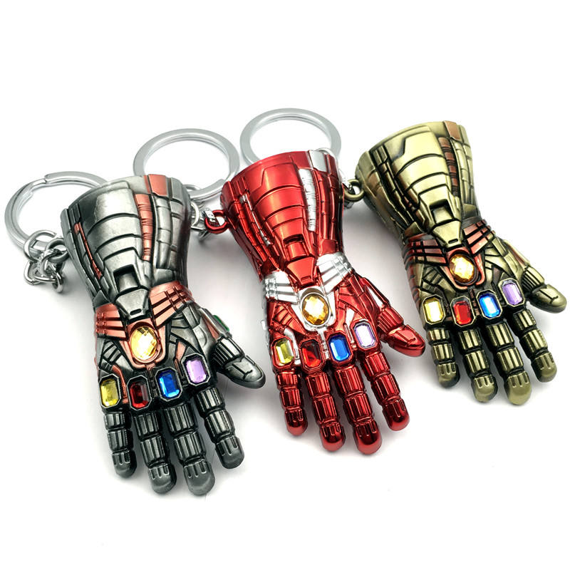 Marvel Iron Man Nano Gauntlet Miniature Weapon Keychain