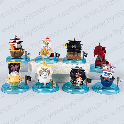 One Piece Pirate Ships Mini Figure Blind Box Set