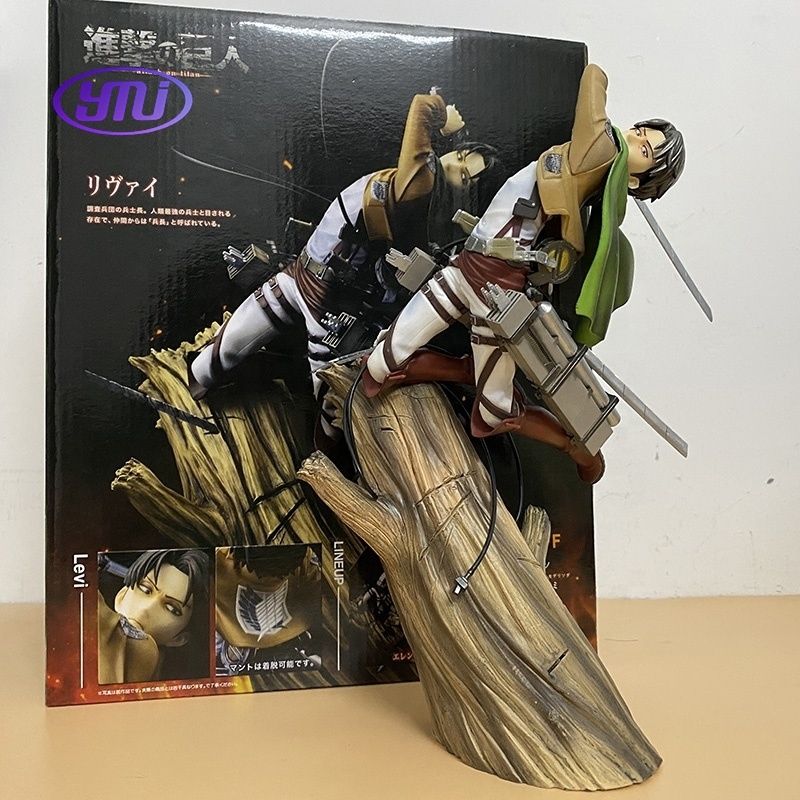 Attack on Titan Levi Ackerman Forest Combat Figure