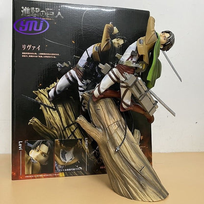 Attack on Titan Levi Ackerman Forest Combat Figure