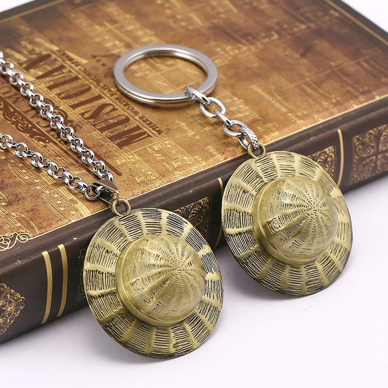 One Piece Monkey D. Luffy Straw Hat Miniature Keychain