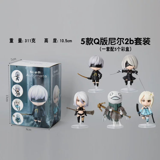 NieR: Automata 5Pcs Chibi Mini Figure Set