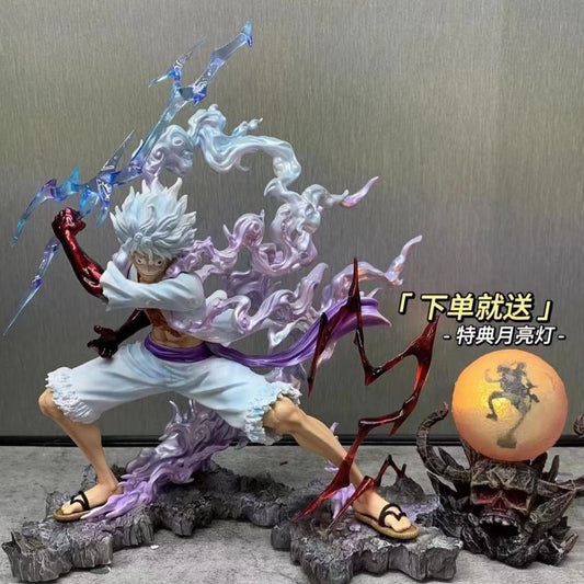 One Piece Monkey D. Luffy Gear 5 Lightning Collectible Figure