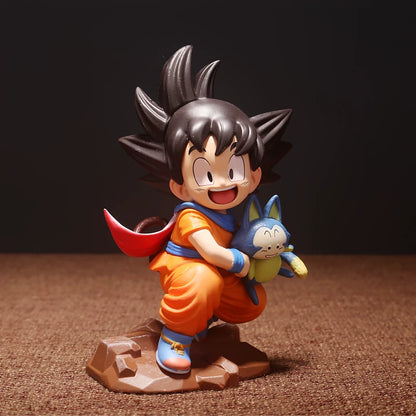 Dragon Ball Kid Goku with Puar Chibi Figure
