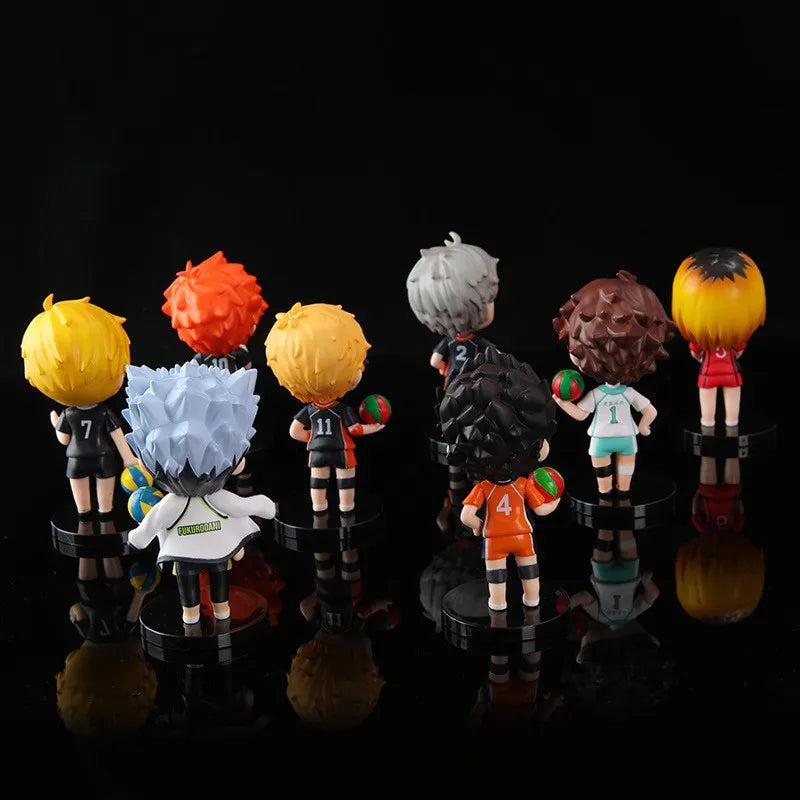 Haikyu!! 8-Piece Chibi Figure Set