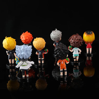Haikyu!! 8-Piece Chibi Figure Set