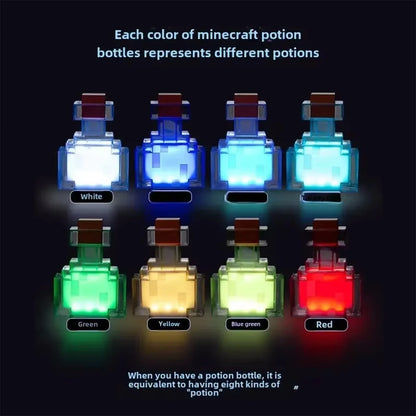 Minecraft Glowing Potion Keychain