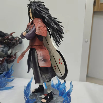 Naruto Madara Uchiha Gunbai Chakra Base Figure