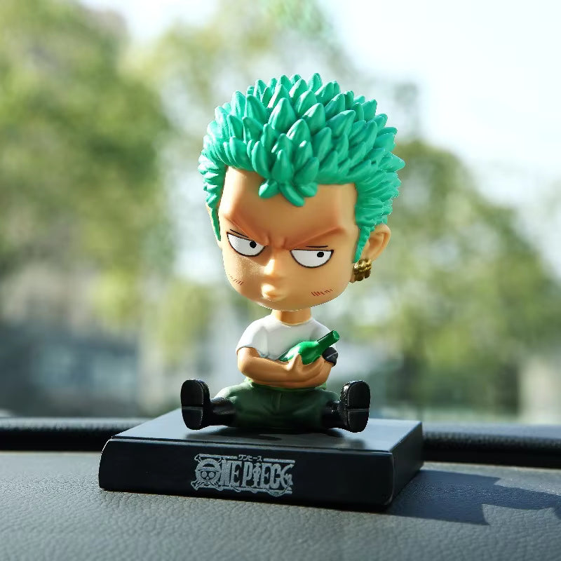 One Piece Roronoa Zoro Sitting Car Dashboard Figure